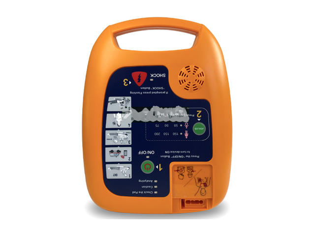 Portable biphasic defibrillator